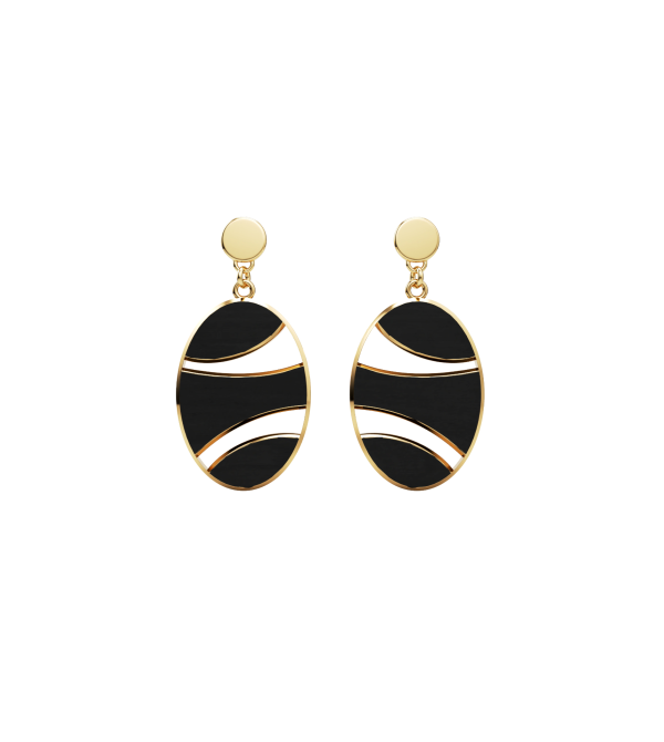 Earring Ovale Curviligne