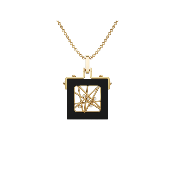 Pendant Toile Perlée