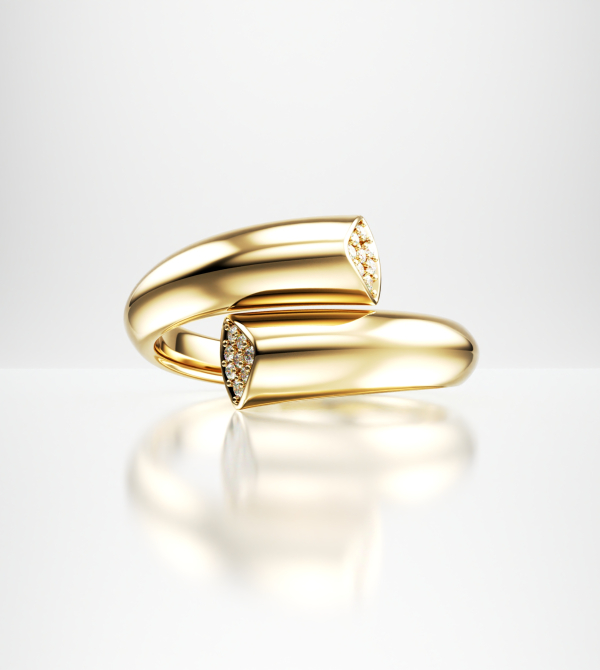 Ring Ajour Croisee